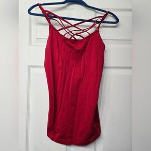 Zenana Outfitters Red Strappy Camisole